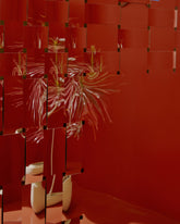 Closeup details of the Bower Studios Woven Mirror IV.
