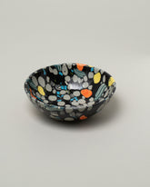 Slush Club Small Nerikomi Bowl No. 235 on light color background.