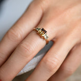 product_details::Brassia Ring on model.
