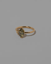View from the side of the Romance Ring on light color background.