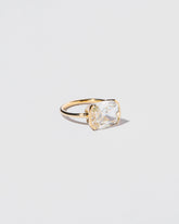 View from the side of the Immortal Ring on light color background.