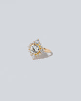 Snowflake Ring on light color background.