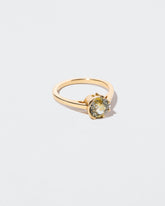 Sun & Moon Ring - Bicolor Sapphire on light color background.