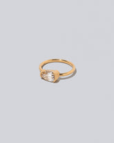 View from the side of the Innerspace Ring on light color background.