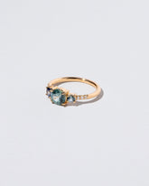 Orion Ring - Blue Sapphire on light color background.