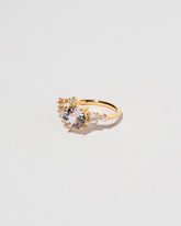Vega Ring - Pink Sapphire on light color background.