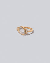 Product photo of the Sonnet Ring on light light color background.