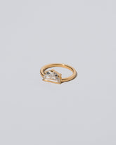 View from the side of the Plié Ring on light color background.