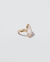 View from the side of the Colm Ring on light color background.