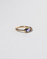 Gathered Sky Ring on light color background.