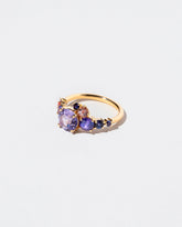Super Luna Ring - Purple Sapphire on light color background.