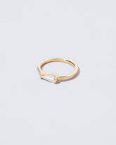 View from the side of the Niphredil Ring on light color background.