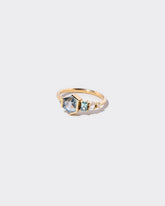 Juxtapose Ring on light color background.