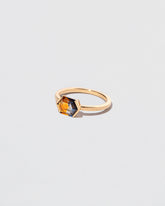 View from the side of the Elanor Ring on light color background.