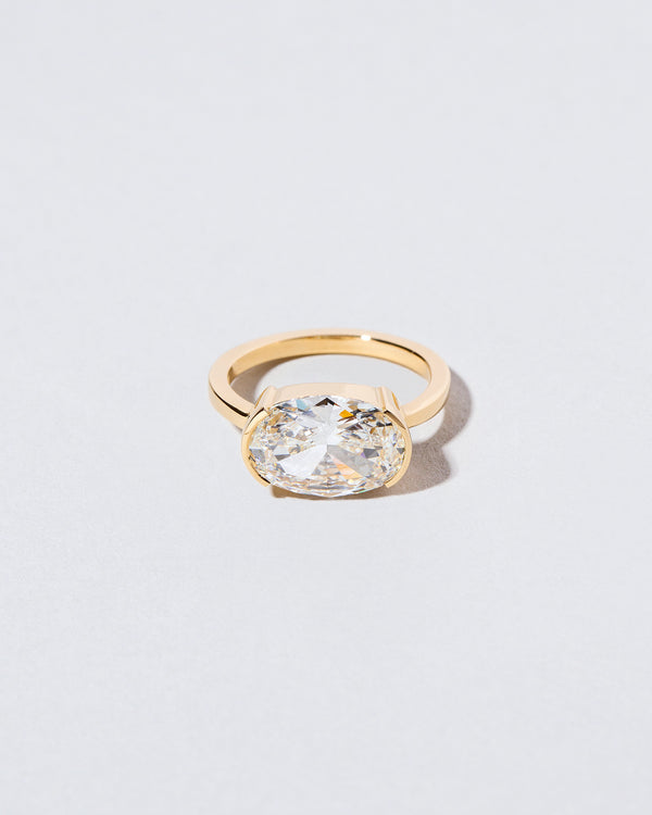 Oval Brilliant Diamond Solitaire front facing