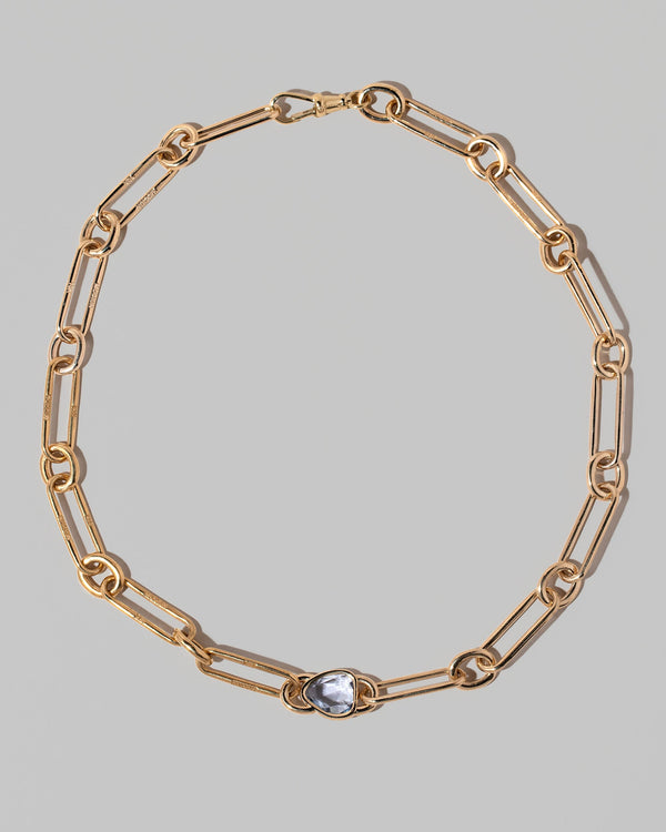 Light Blue Sapphire Link Necklace
