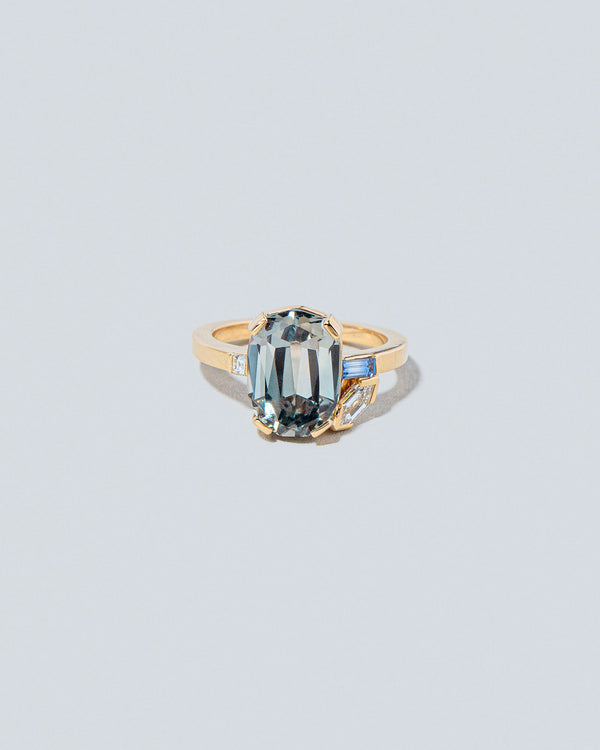 Top Notch Faceting Cut Madagascan Sapphire Multi Stone Ring