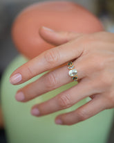 Aquila Ring on model.