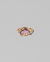 Gusher Pink Sapphire Ring 011 on light color background.