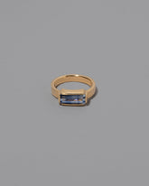 Double Over Ring on grey color background.