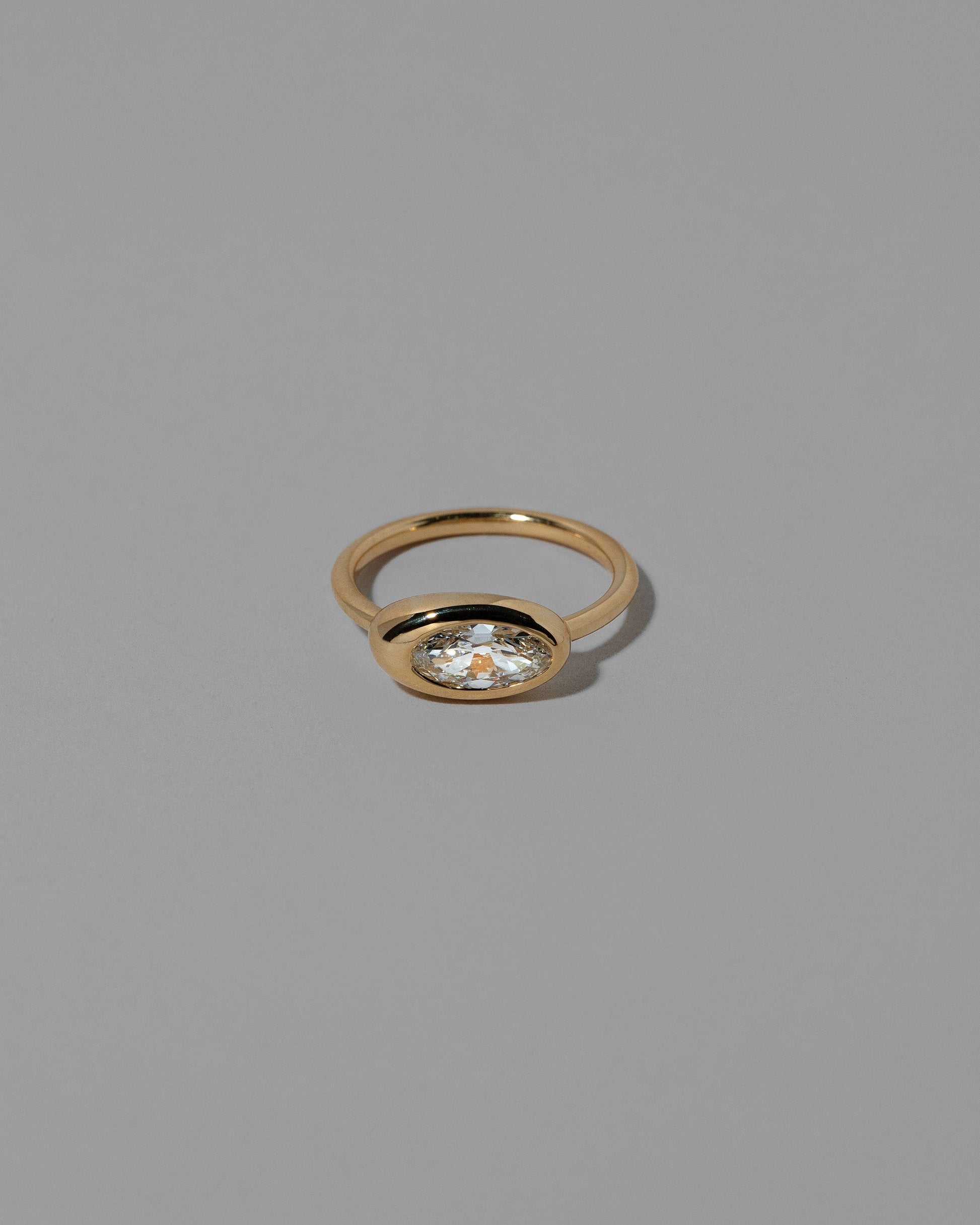 Past version on the Moval White Diamond Equalize Ring on light color background.