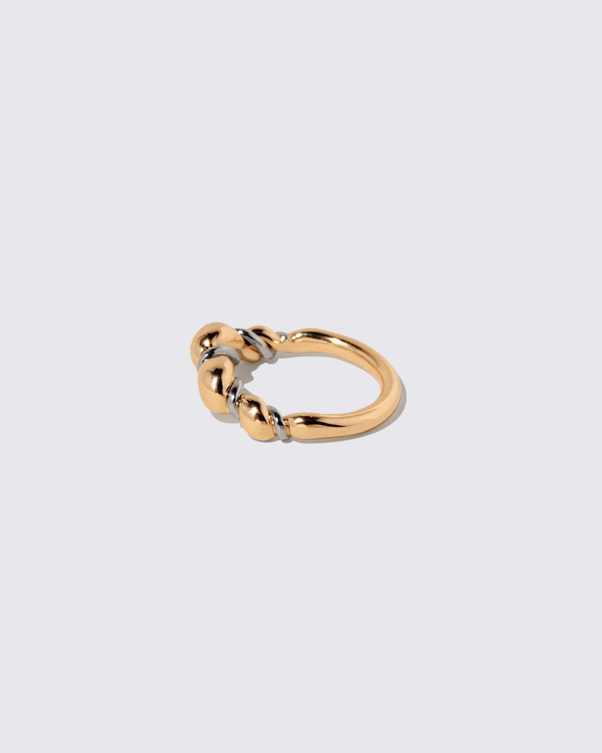View from the side of the Two Tone Bind Band on light color background.