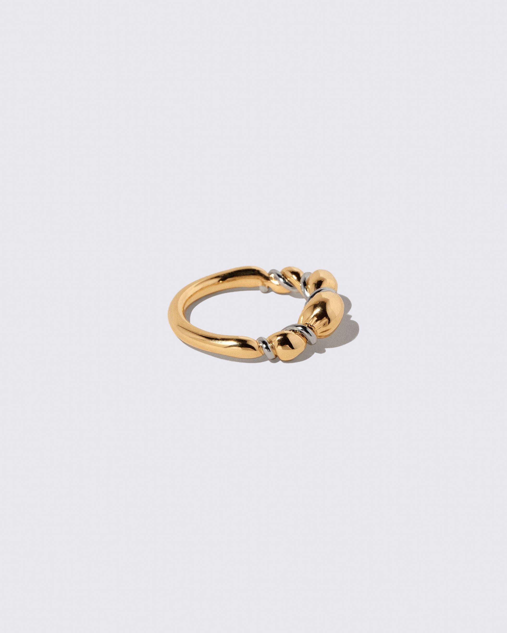 View from the side of the Two Tone Bind Band on light color background.