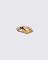 Gold Unbroken Band on light color background.