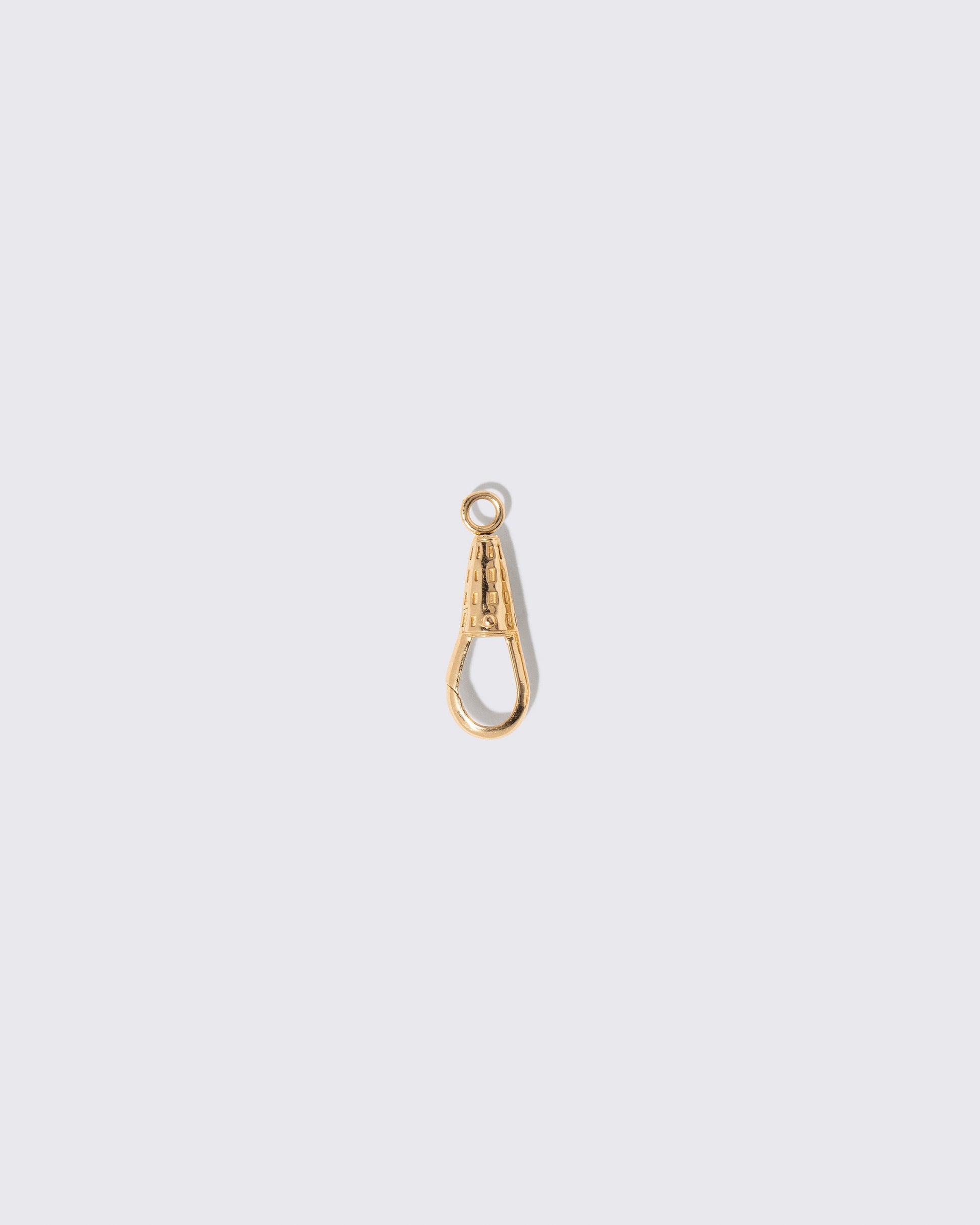 Grid Swivel Charm Holder on light color background.