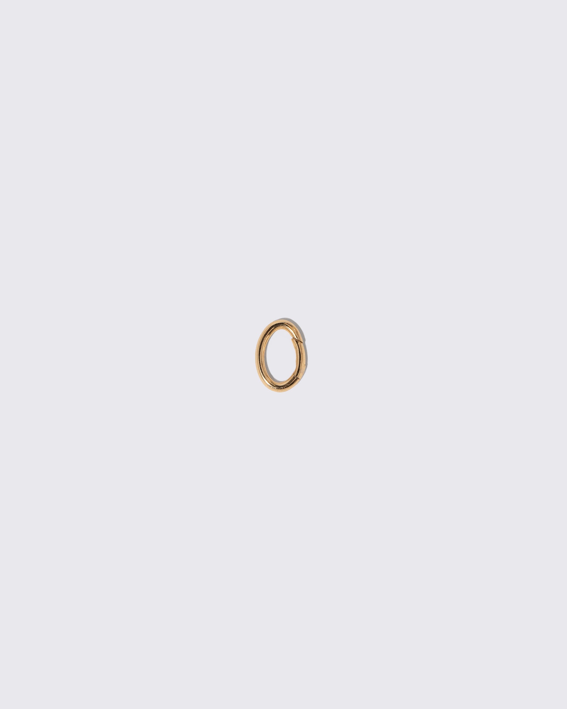 Oval Openable Link on light color background.