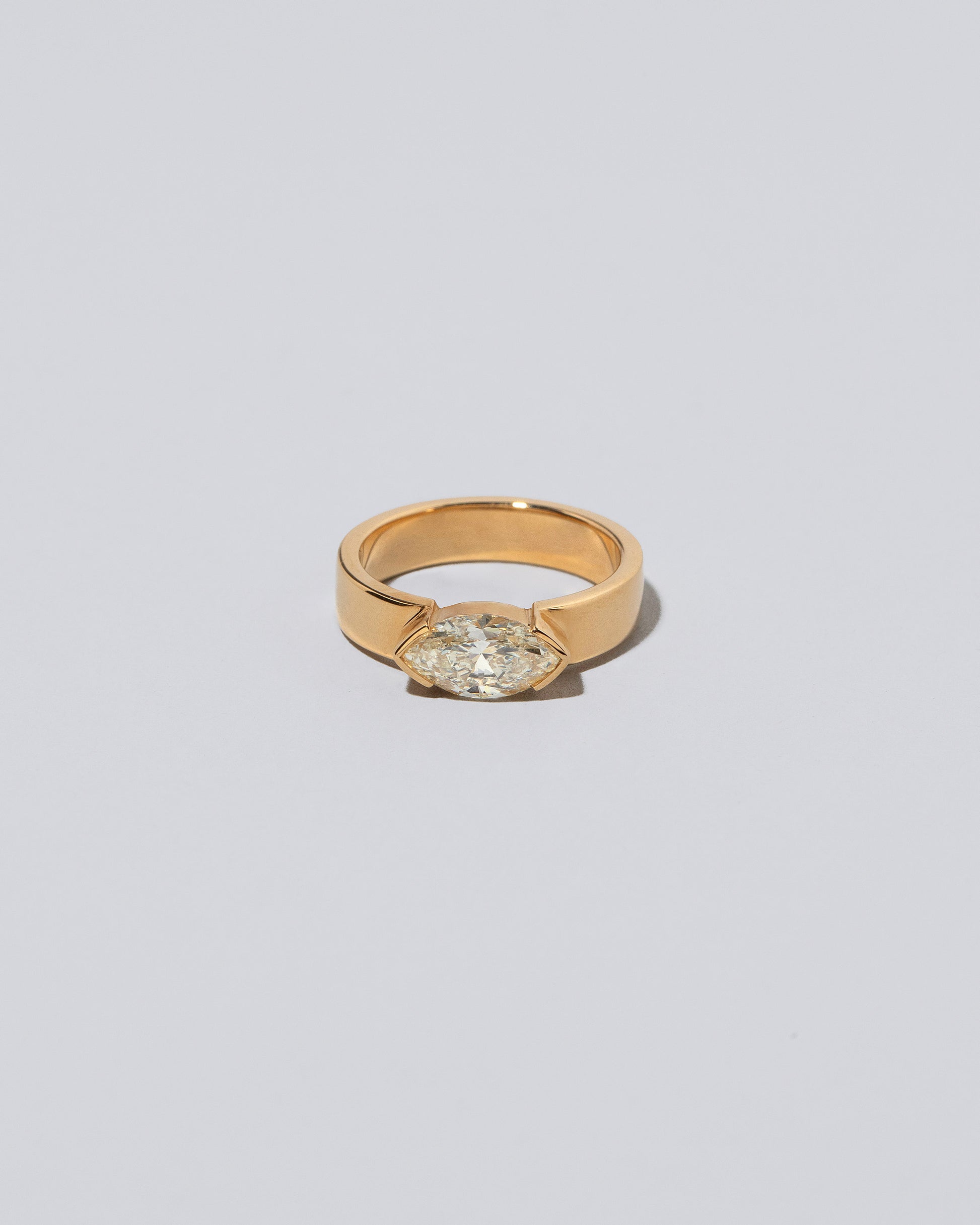 Positivism Ring on light color background.