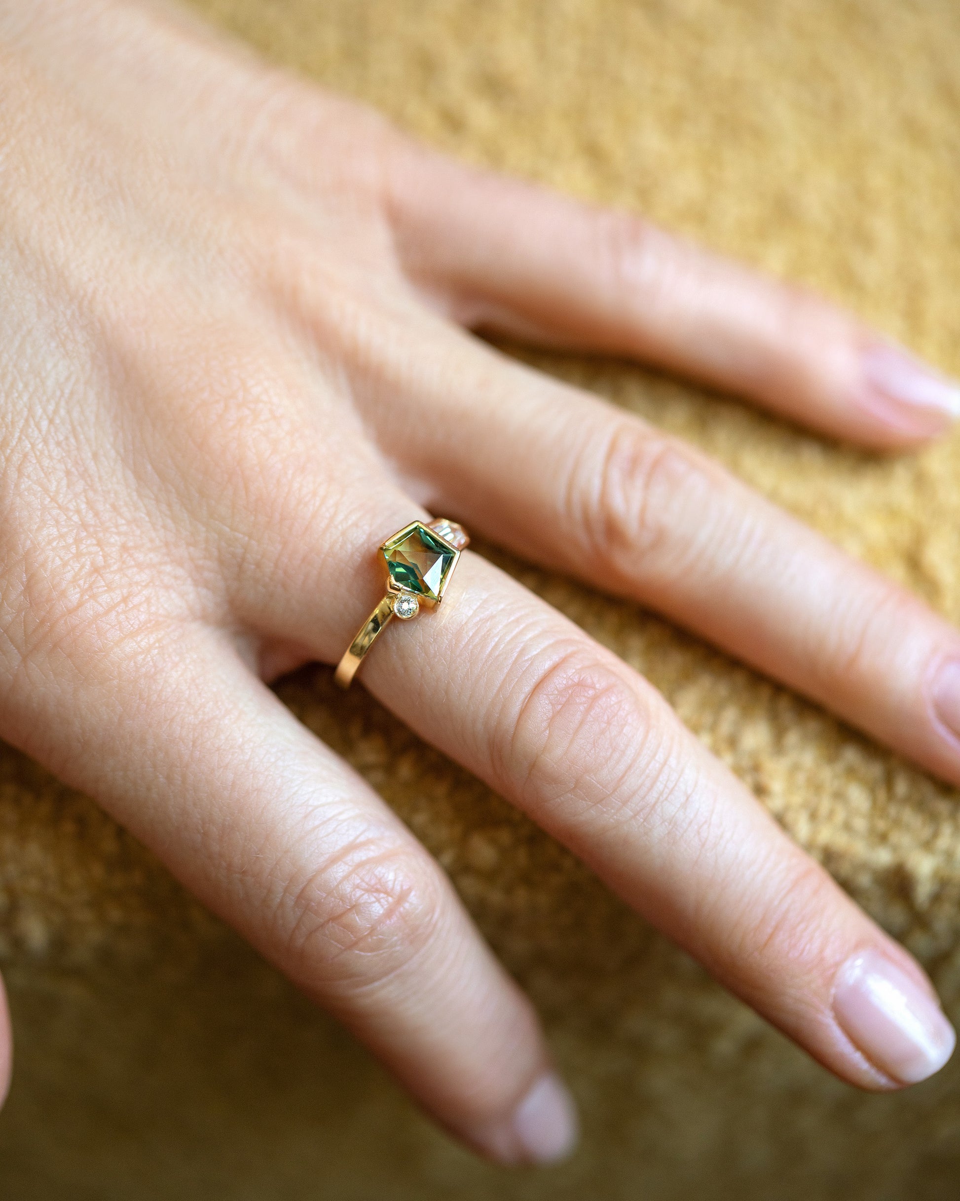 Ammi Ring on model.