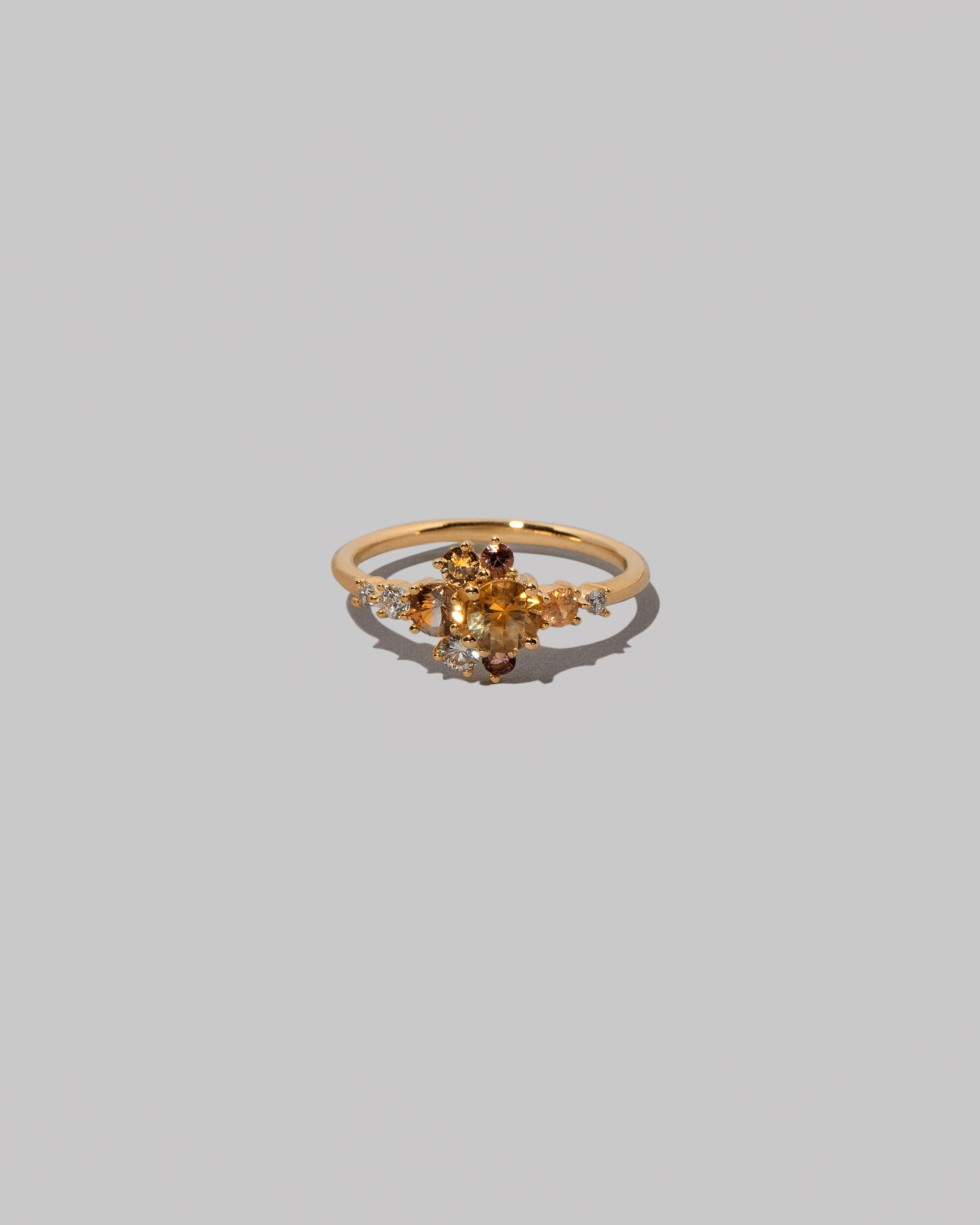 Sapphire Anthea Ring on light color background.
