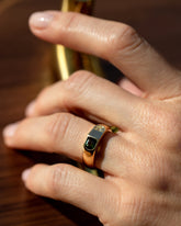 Archway Ring on model.