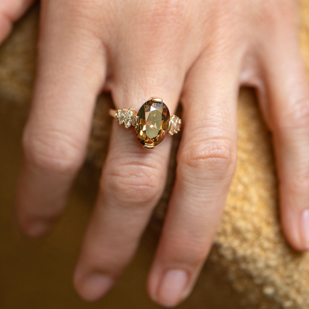 product_details::Calycanthus Ring on model.