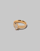 View from the side of the Close Ring on light color background.