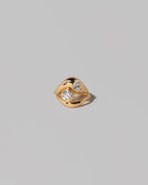 Diamond Two Ring on light color background.