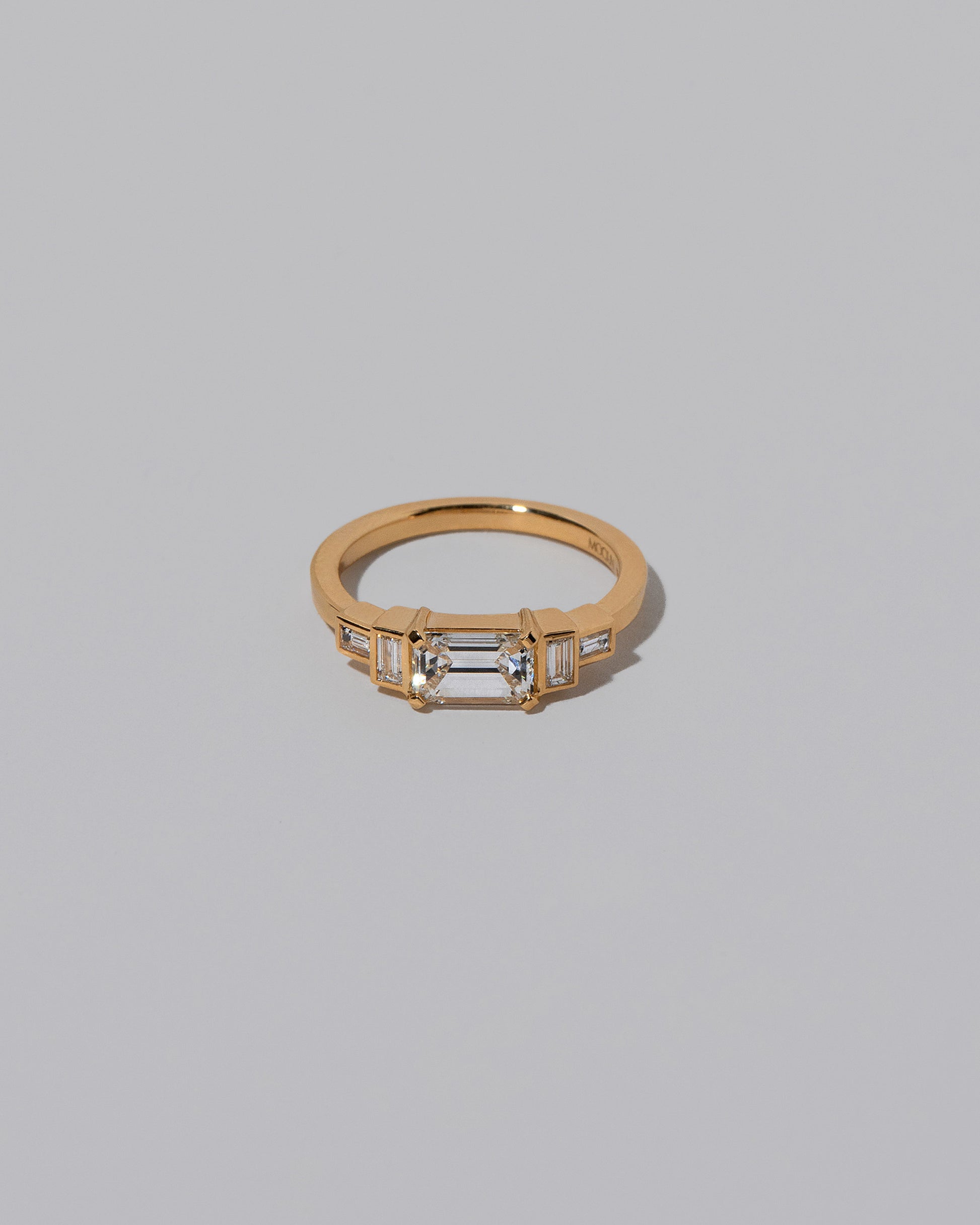 Diamond Expression Ring on light color background.