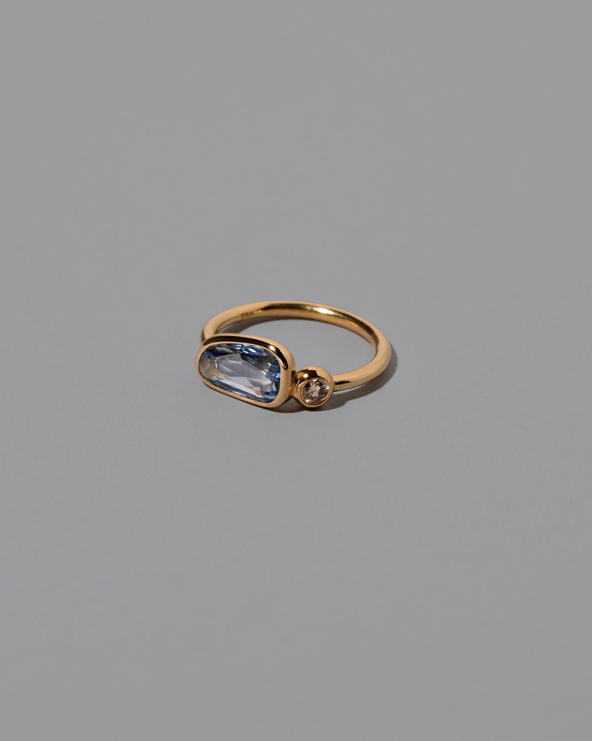 View from the side of the Volume Ring on light color background.