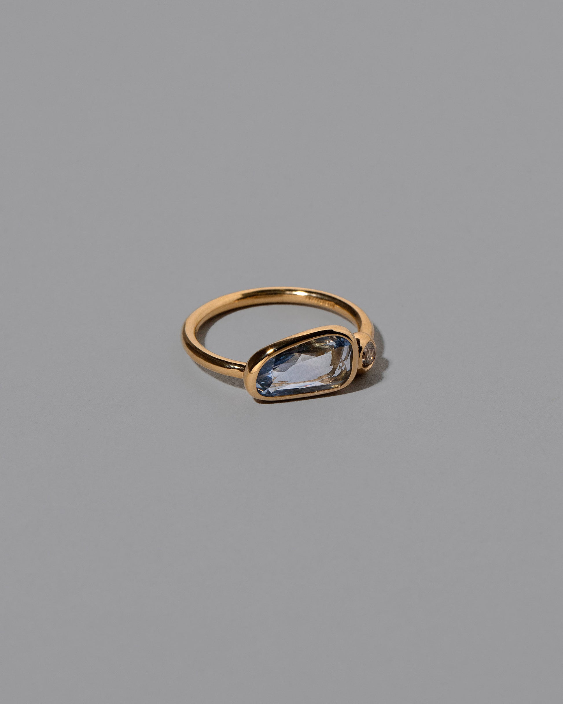 View from the side of the Volume Ring on light color background.