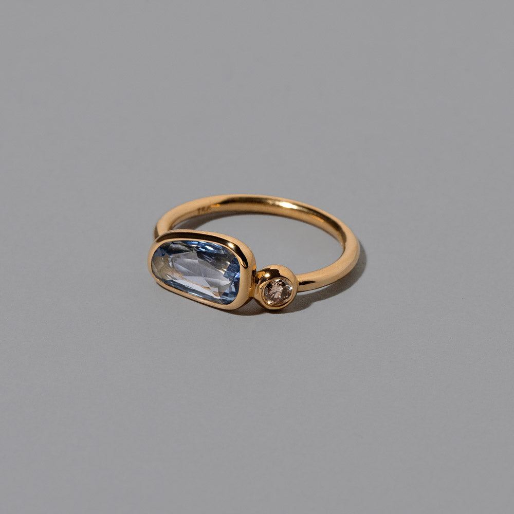product_details::Closeup details of the Volume Ring on light color background.
