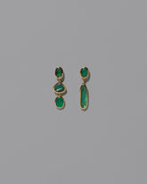 Eternal Life Earrings on light color background.