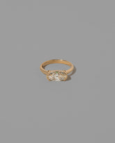 White Diamond Oval Diamond Transformation Ring on light color background.