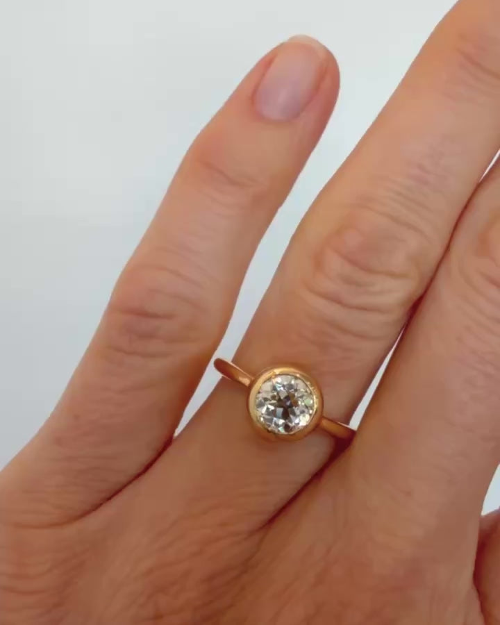 Diamond Wellspring Ring on model.