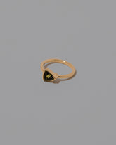 View from the side of the Compassionate Ring on light color background.