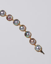 Loon Mabe Pearl Bracelet on light color background.