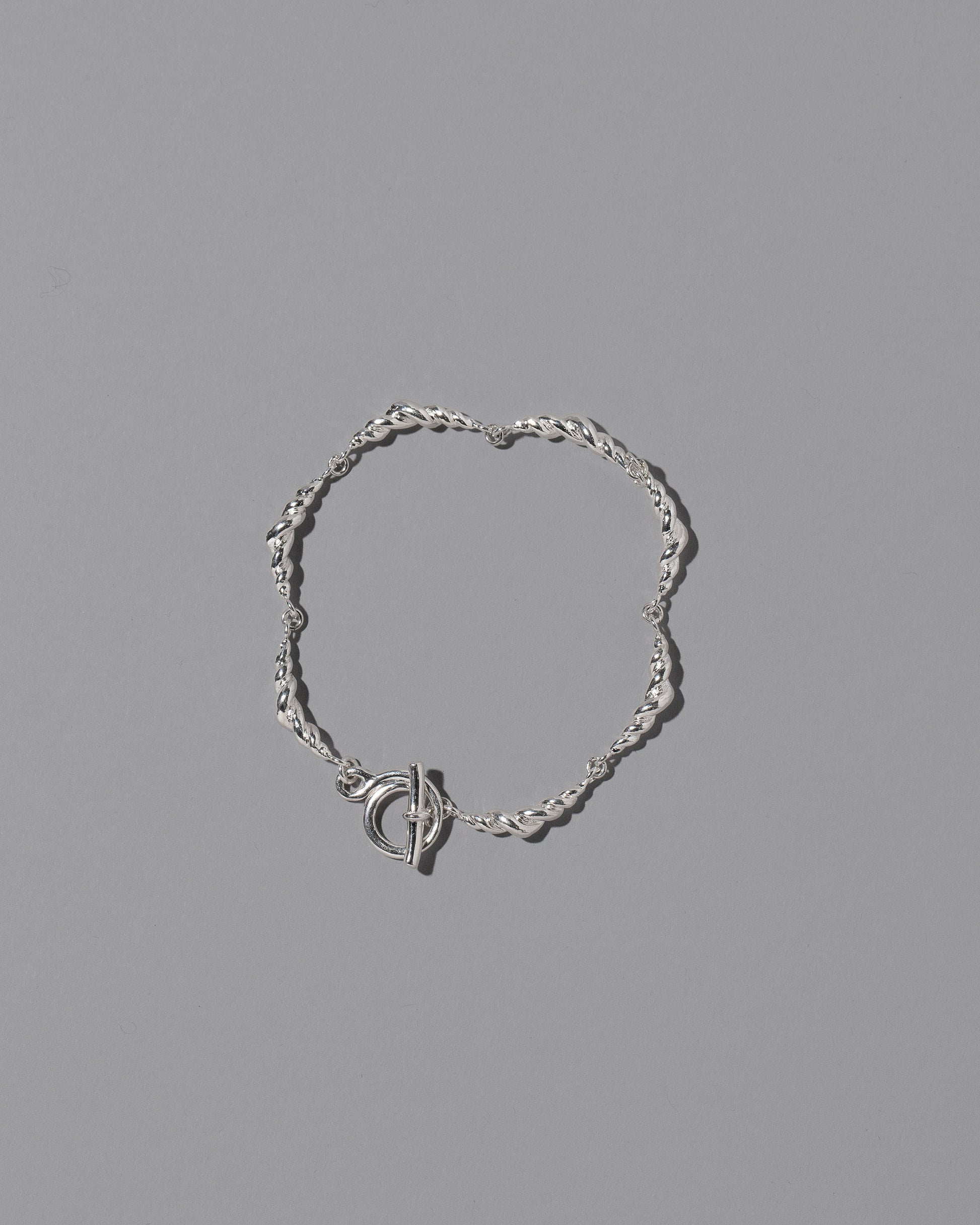 CRZM Sterling Silver Foothill Bracelet on light color background.