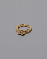 CRZM Gold Terrane Ring on light color background.