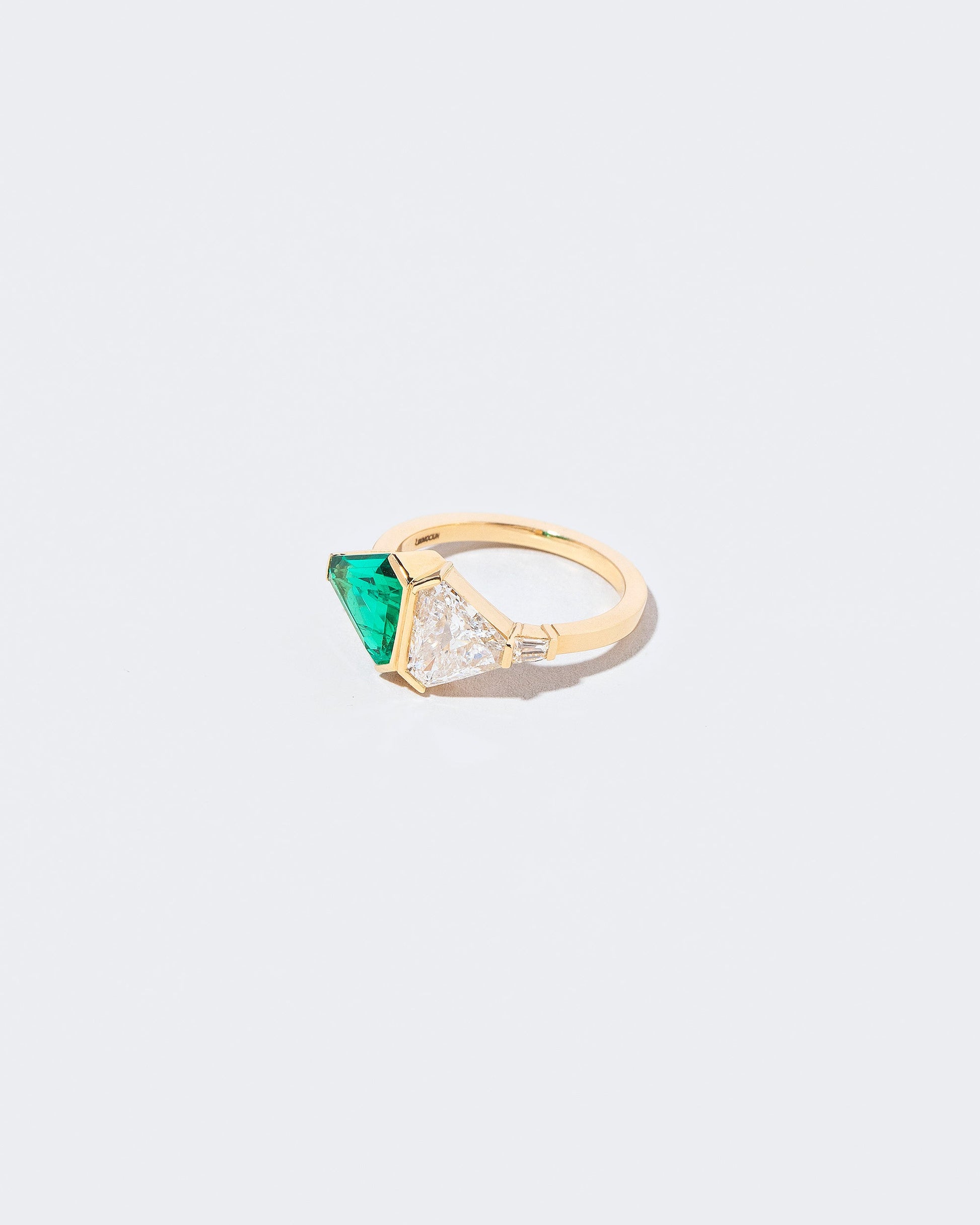  Dualistic Symbols Ring on light color background.