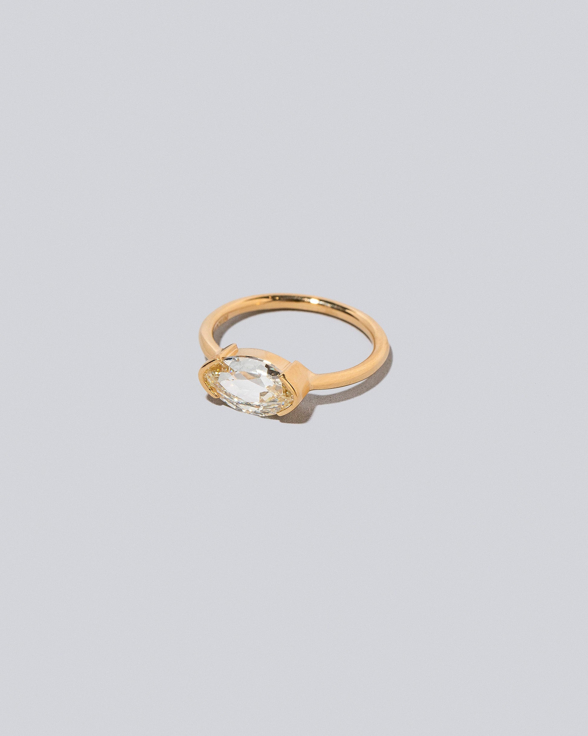 View from the side of the Grouper Ring on light color background.